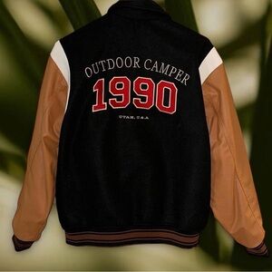 H&M varsity jacket oversized jacket women’s outerwear